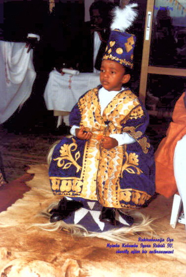 King Oyo at His Cornation