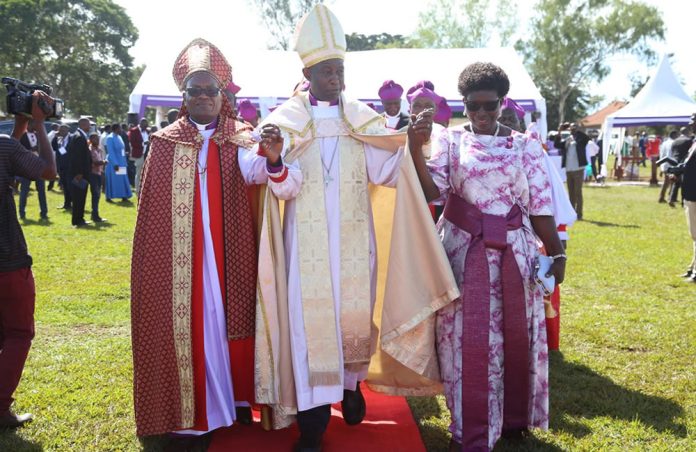 Bishop Suubi, First Bishop of Busoga and Archbishop Kaziimba Mugalu